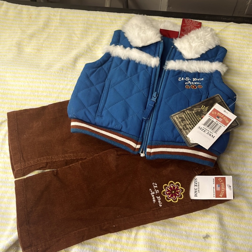 US Polo Assn. Vest and Pants 2pc set